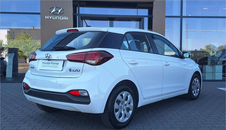 Hyundai i20 cena 49800 przebieg: 43191, rok produkcji 2019 z Bobolice małe 211